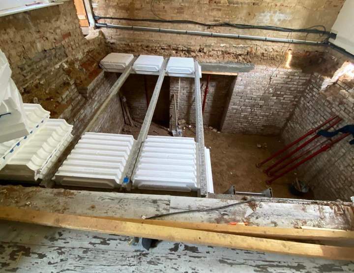 Renforcement voûtes près d'Abbeville